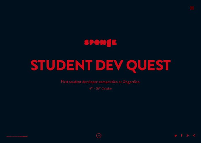 Sponge - Student Dev Quest